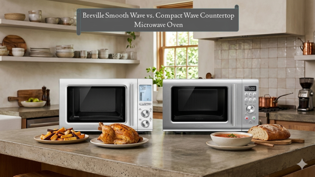 Breville Smooth Wave vs. Compact Wave Countertop Microwave Oven