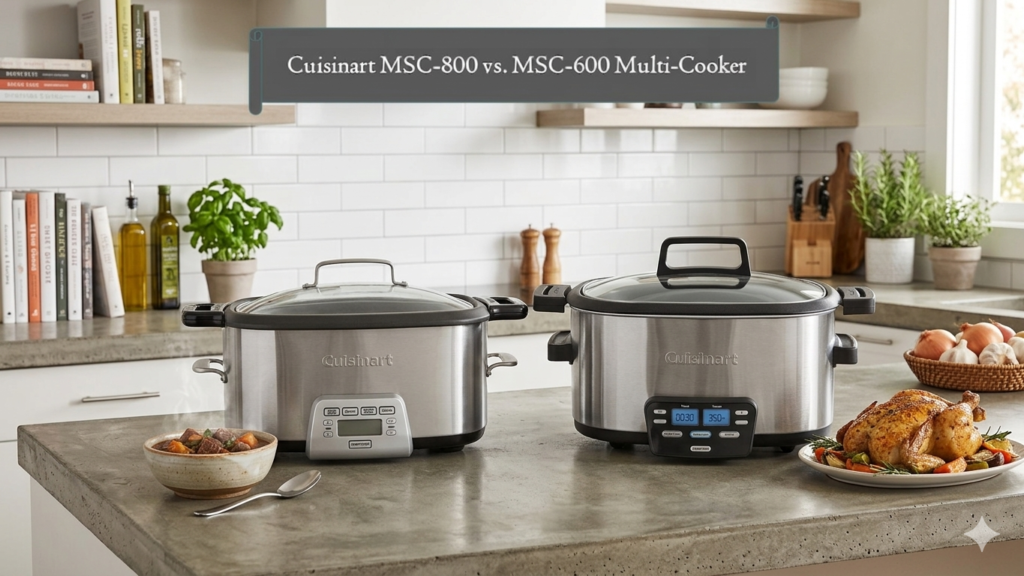 Cuisinart MSC-800 vs. MSC-600 Multi-Cooker