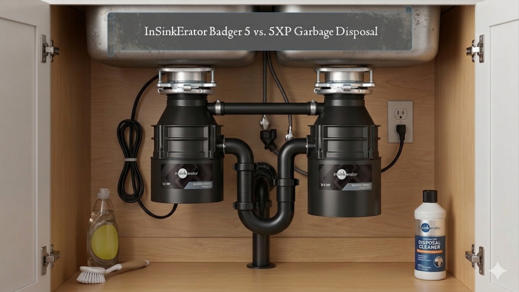 InSinkErator Badger 5 vs. 5XP Garbage Disposal