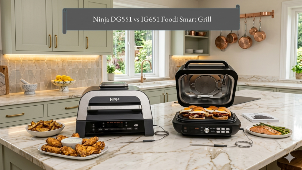Ninja DG551 vs IG651 Foodi Smart Grill