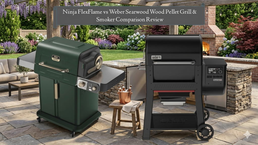 Ninja FlexFlame vs Weber Searwood Wood Pellet Grill