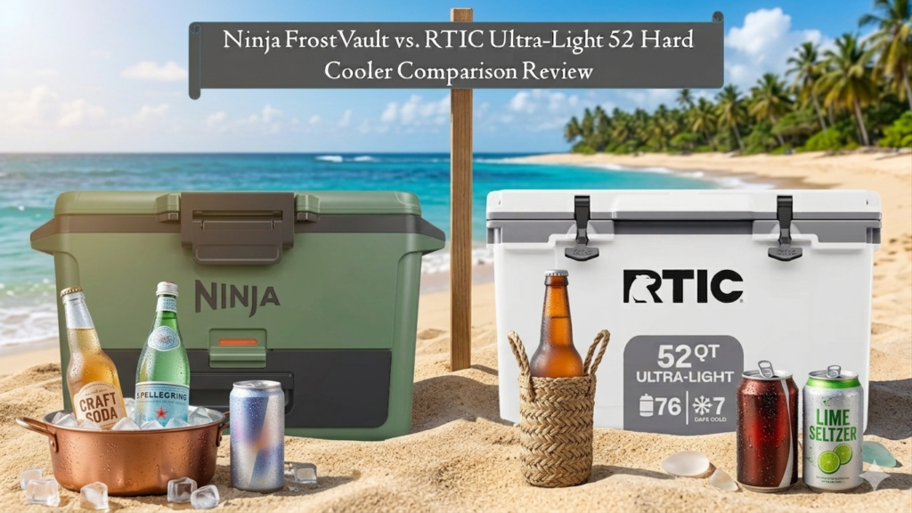 Ninja FrostVault vs. RTIC Ultra-Light 52 Hard Cooler