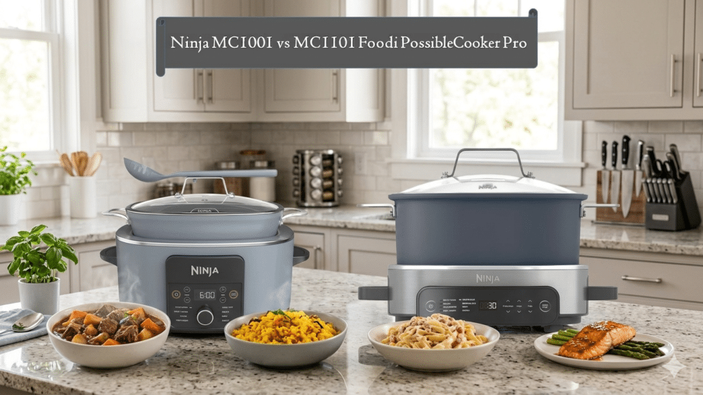 Ninja MC1001 vs MC1101 Foodi PossibleCooker Pro