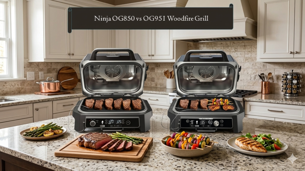 Ninja OG850 vs OG951 Woodfire Grill