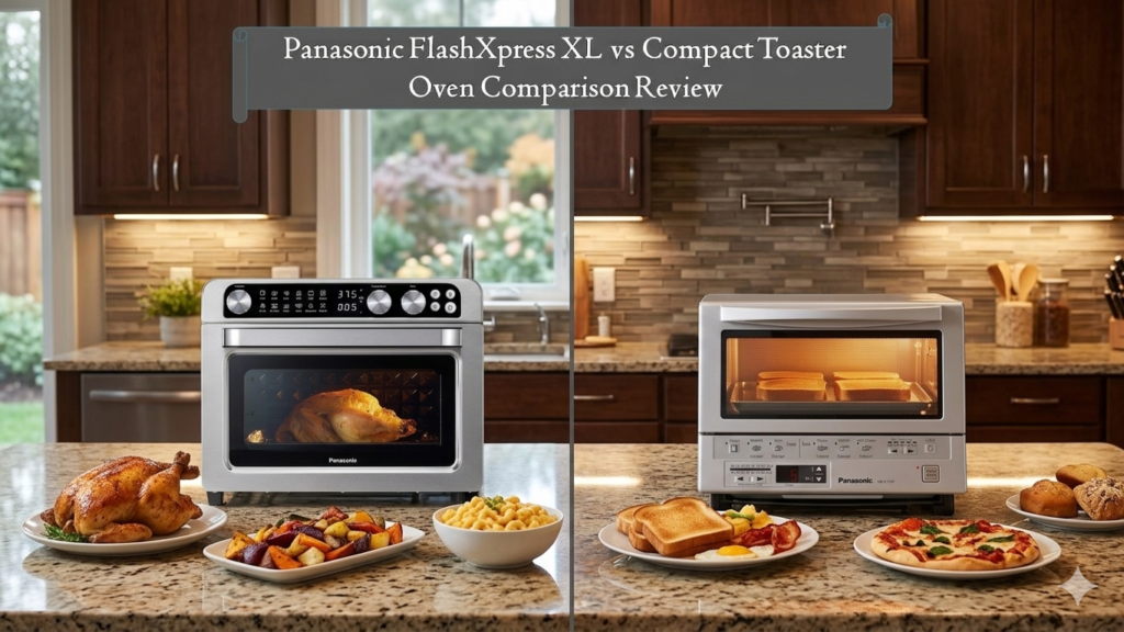 Panasonic FlashXpress XL vs Compact Toaster Oven