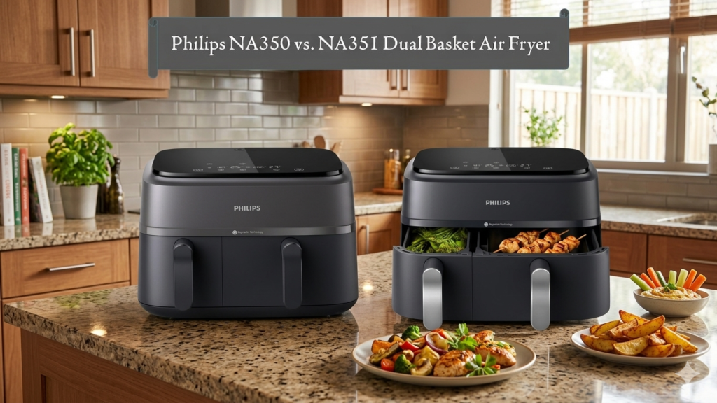 Philips NA350 vs. NA351 Dual Basket Air Fryer