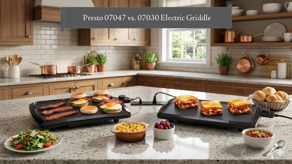 Presto 07047 vs. 07030 Electric Griddle